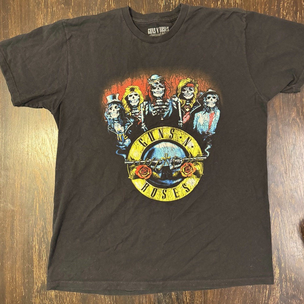 Gun’s  N’  Roses 2016 Skeleton Band T shirt
